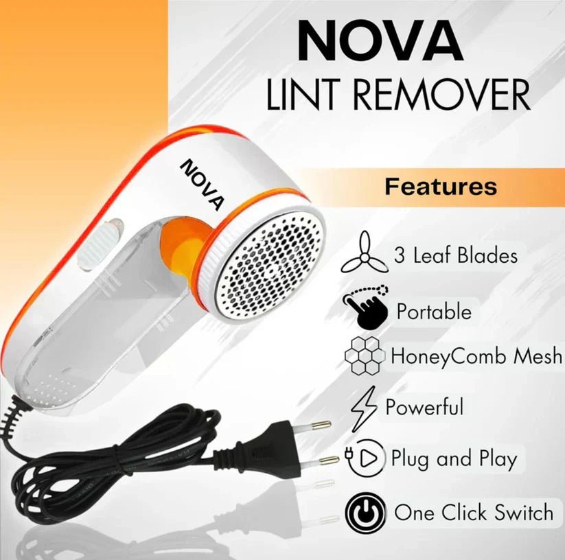 Nova Electric Lint Remover | Fabric Shaver for All Woollen Clothes - Image 10