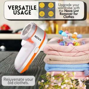 Nova Electric Lint Remover | Fabric Shaver for All Woollen Clothes