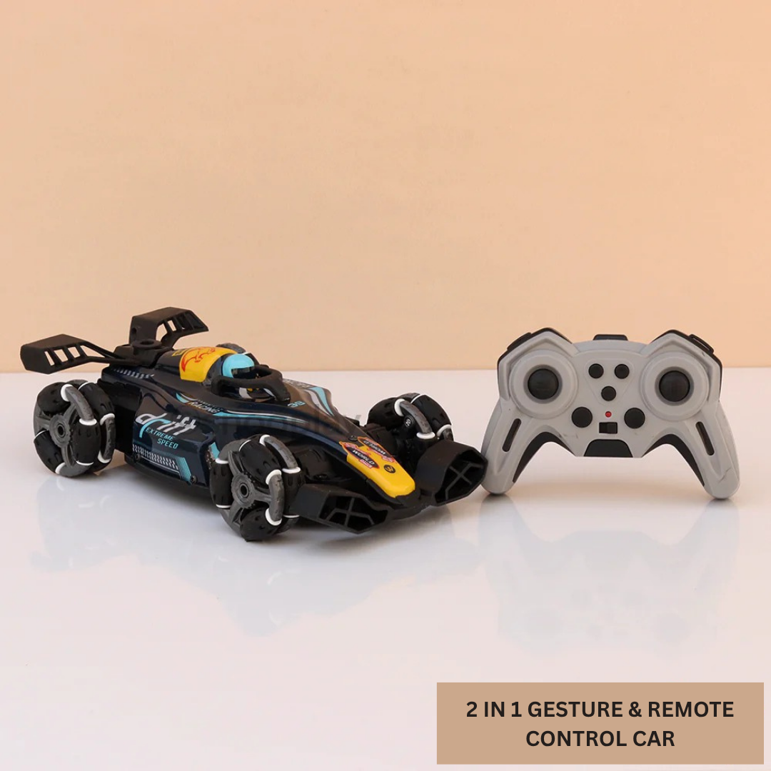 2 in 1 Gesture Control and Remote Control Racing Car - Image 2