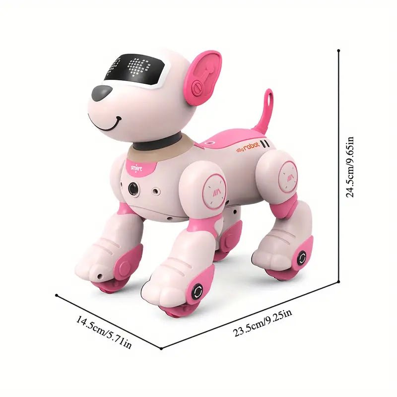 Interactive RC Smart Dog - 2.4GHz Voice-Controlled, Music, Dance & Follow Modes, USB Rechargeable, Perfect Gift for Family & Friends - Image 7