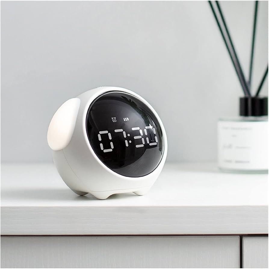 LED Table Clock with Digital Pixel Art - Image 3