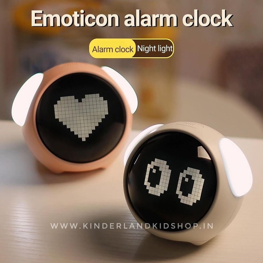 LED Table Clock with Digital Pixel Art - Image 5