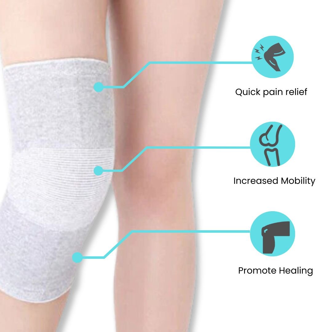 Bamboo Compression Knee Sleeves(Pack Of 2)(75% Off) - Image 8