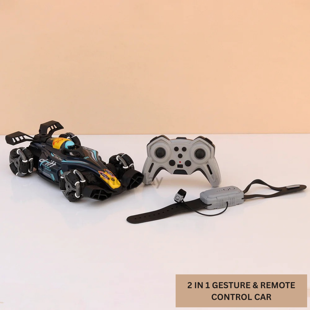 2 in 1 Gesture Control and Remote Control Racing Car - Image 11