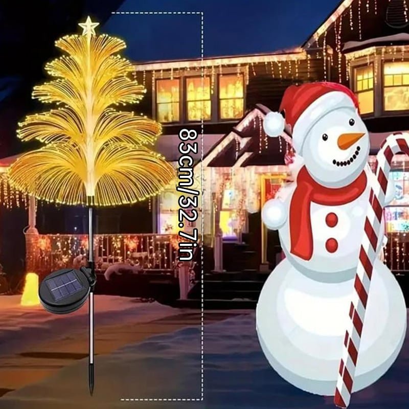 Seven Colors Gradient Solar Christmas Tree Light - Image 8