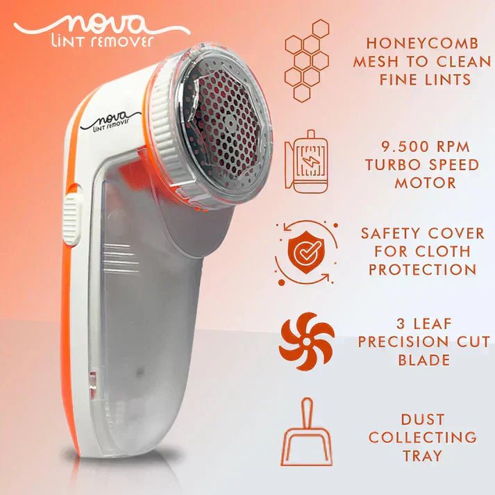 Nova Electric Lint Remover | Fabric Shaver for All Woollen Clothes - Image 8