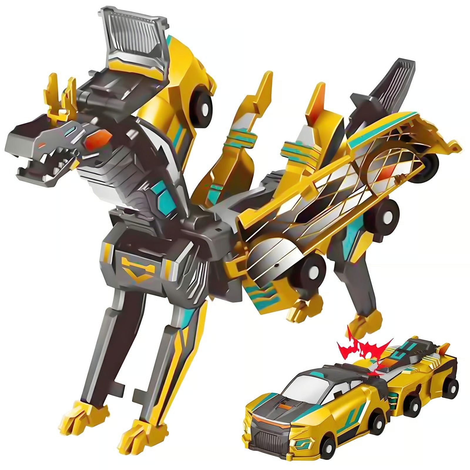 Collision Transforming Dinosaur Car Toy - Image 3