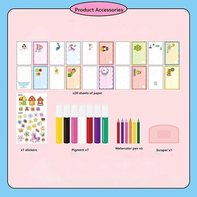 Rainbow Dot Painting Art Kits - Image 2