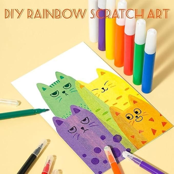 Rainbow Dot Painting Art Kits - Image 3