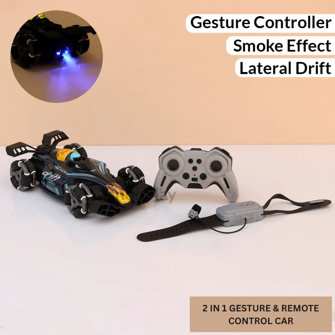 2 in 1 Gesture Control and Remote Control Racing Car - Image 7