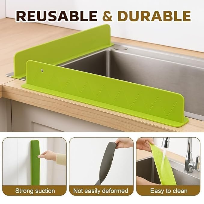 Anti-Splash Sink Guard for Kitchen Countertop Large Size (Buy 1 Get 1 Free) - Image 4