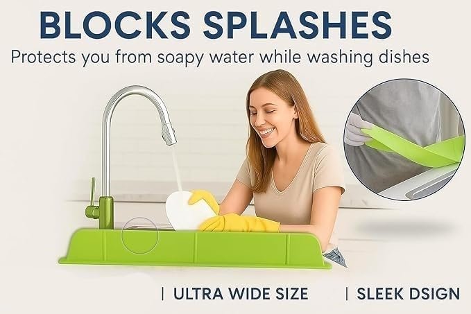 Anti-Splash Sink Guard for Kitchen Countertop Large Size (Buy 1 Get 1 Free) - Image 5