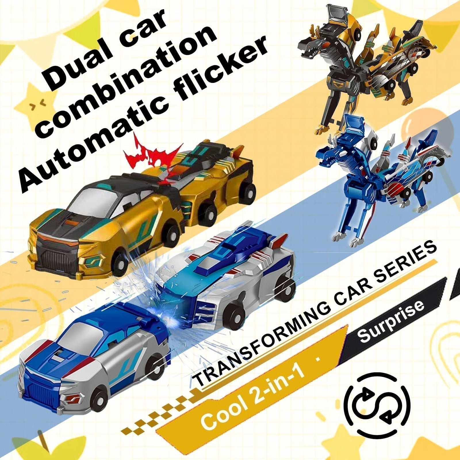 Collision Transforming Dinosaur Car Toy - Image 5