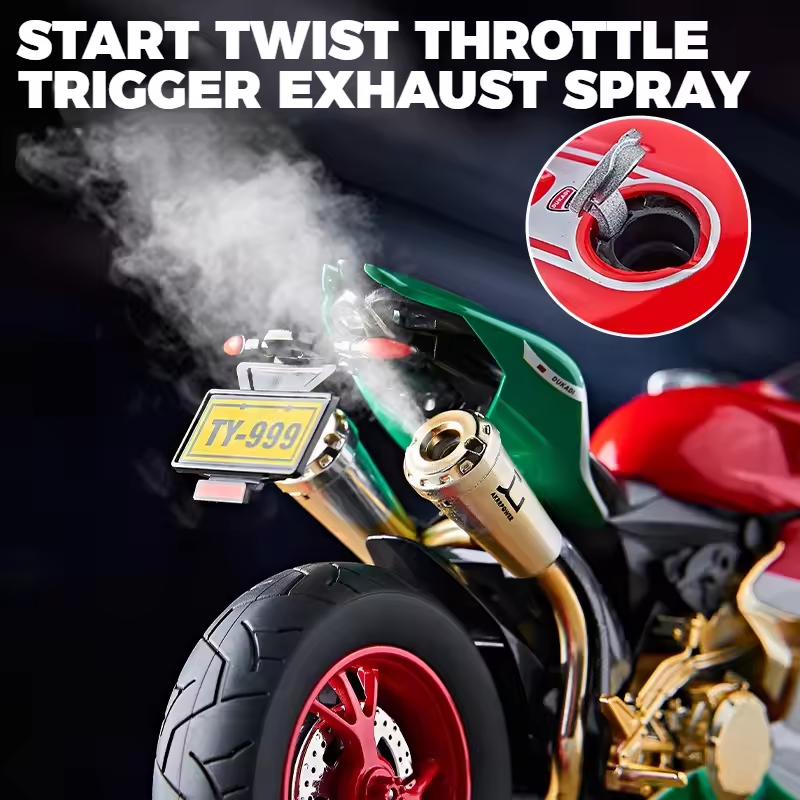 1:9 Diecast Ducati Bootable Spray Bike - Image 6
