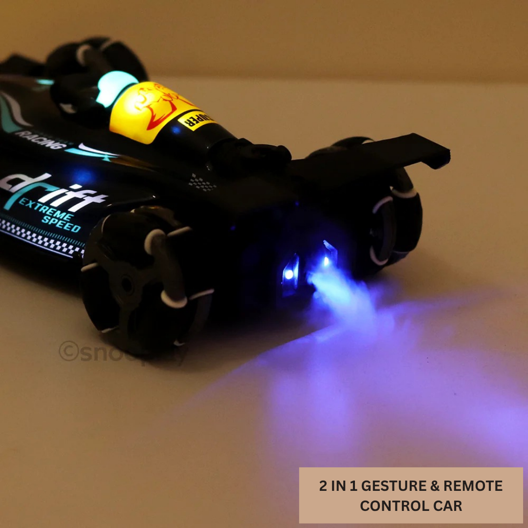 2 in 1 Gesture Control and Remote Control Racing Car - Image 8