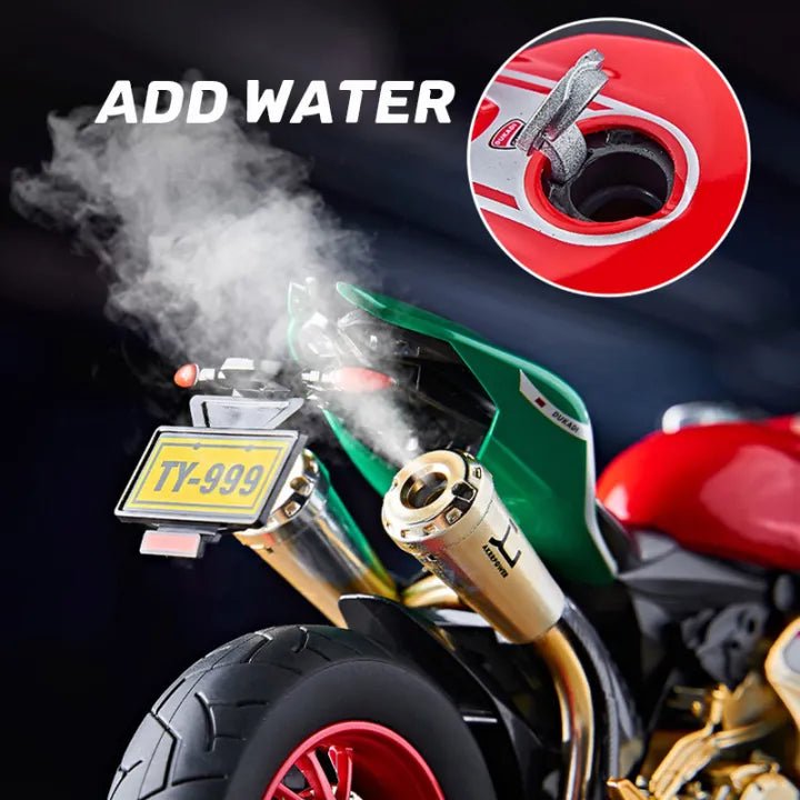 1:9 Diecast Ducati Bootable Spray Bike - Image 11