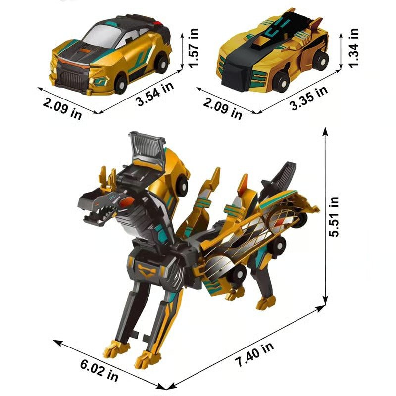 Collision Transforming Dinosaur Car Toy - Image 4