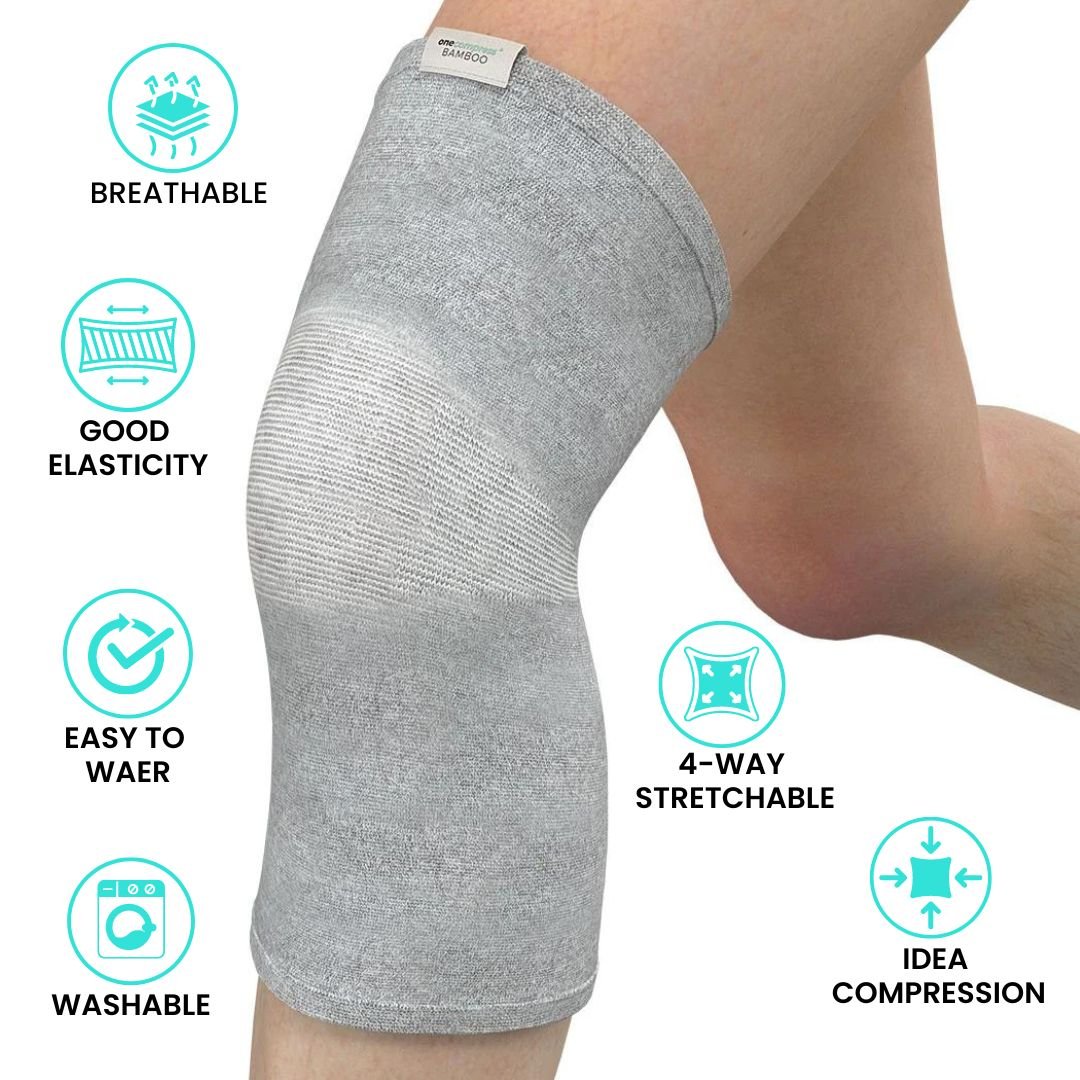 Bamboo Compression Knee Sleeves(Pack Of 2)(75% Off) - Image 5