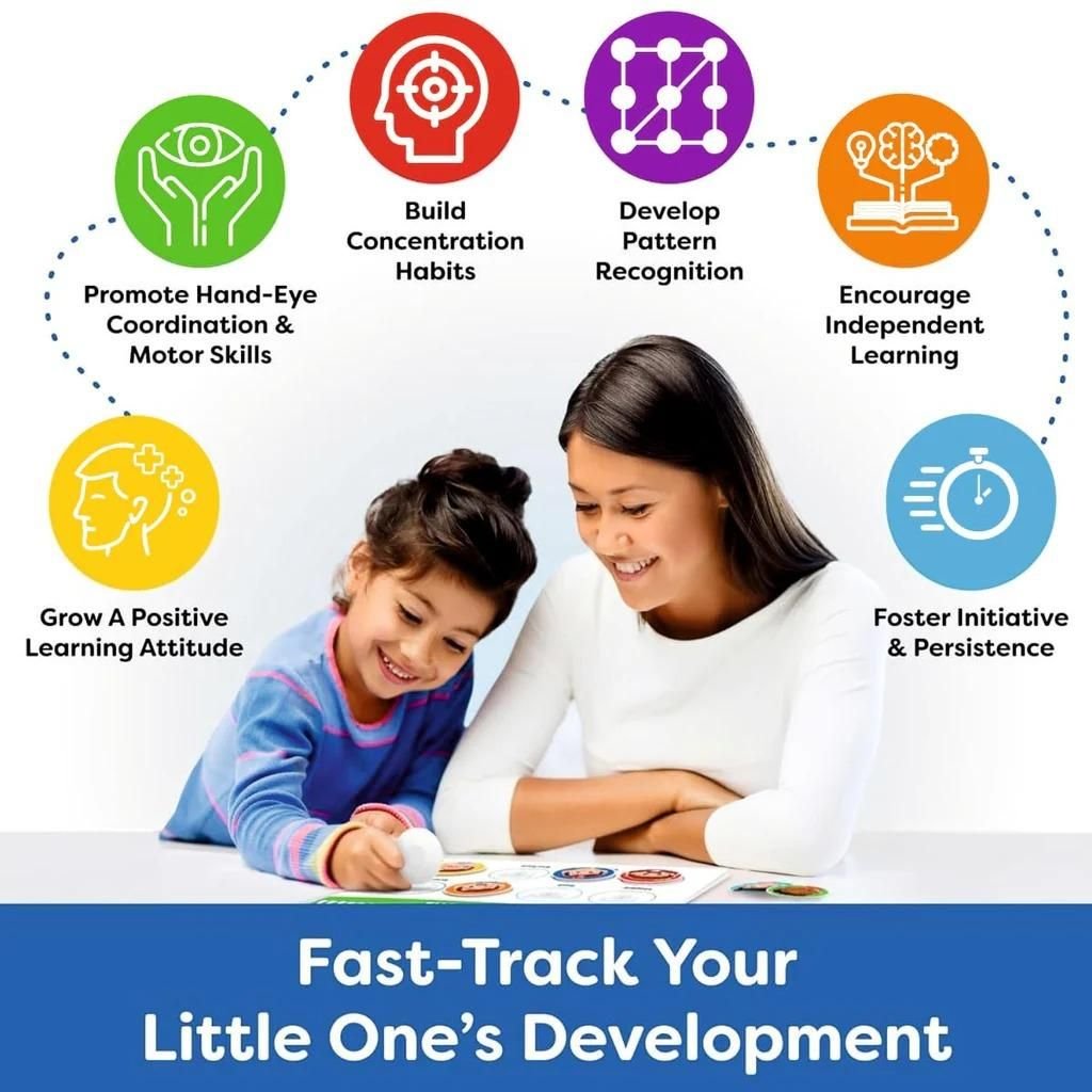 Toddler Learning Book Level 1, Preschool book, 16 in 1 activity book for kids age 2 years+ - Image 4