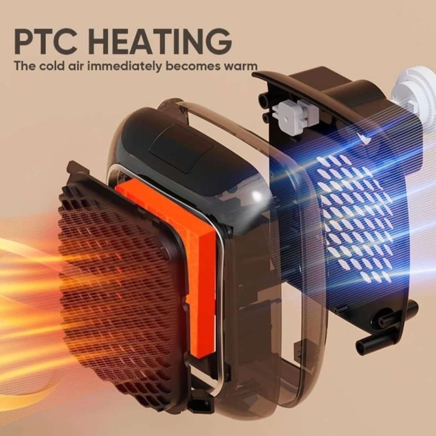 🔥 CozyHeat™ Mini Ceramic Space Heater - Image 3