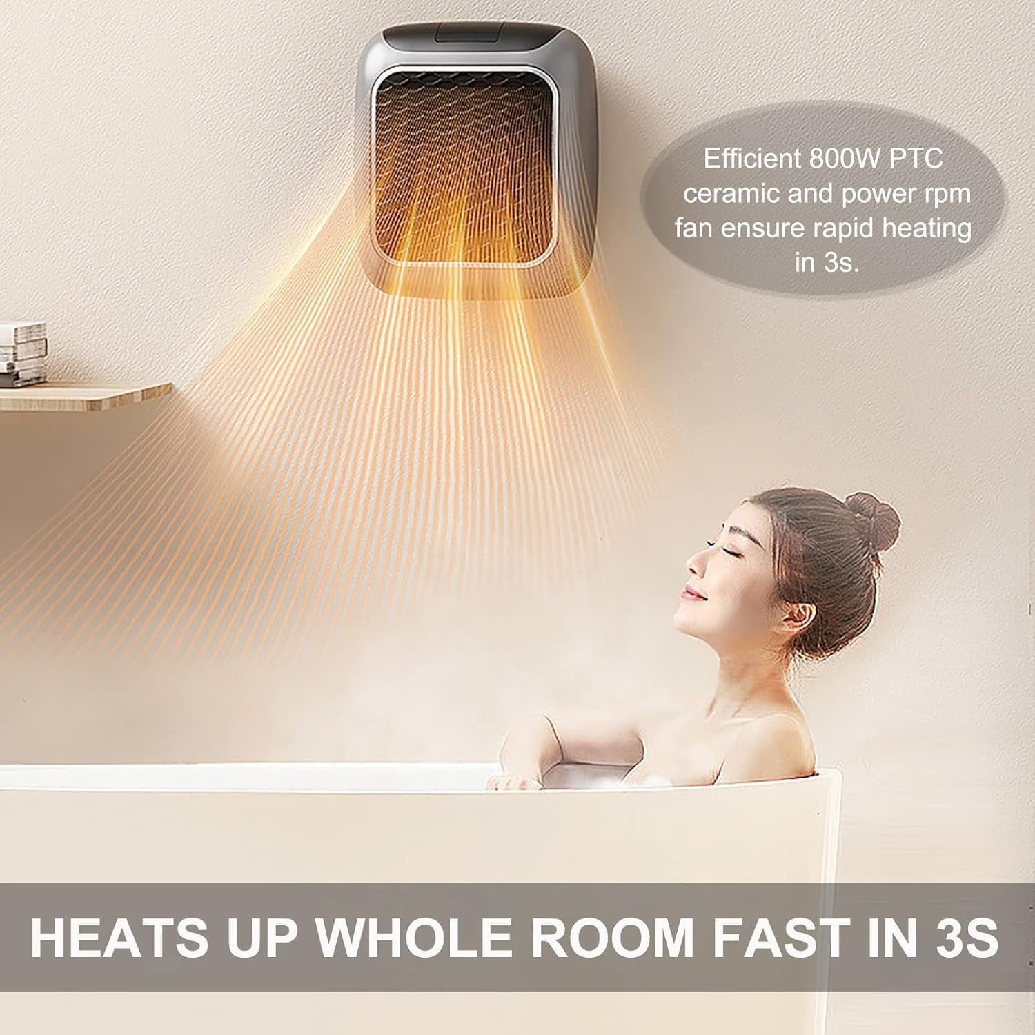 🔥 CozyHeat™ Mini Ceramic Space Heater - Image 6