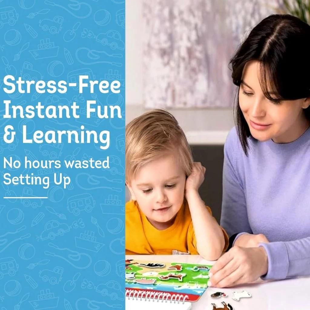Toddler Learning Book Level 1, Preschool book, 16 in 1 activity book for kids age 2 years+ - Image 5