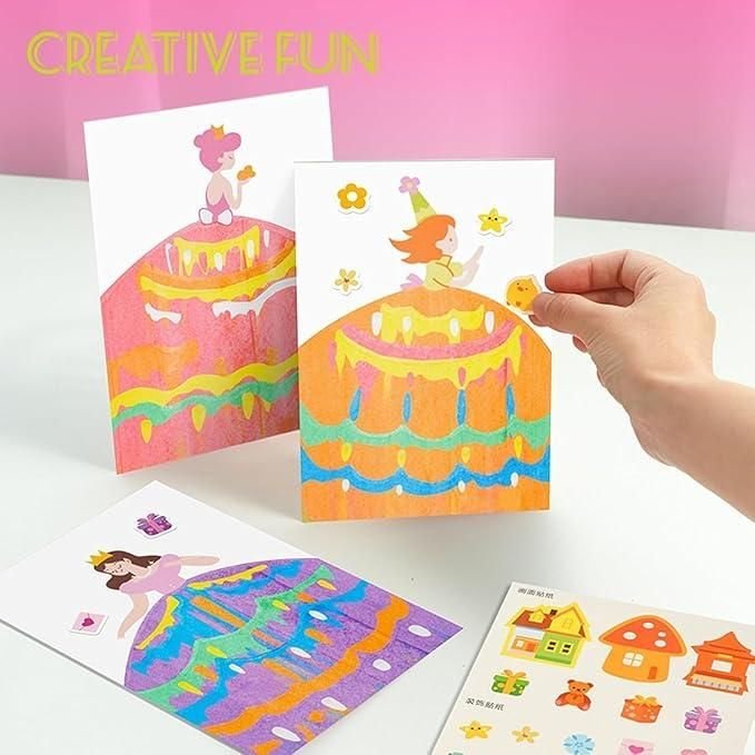 Rainbow Dot Painting Art Kits - Image 4