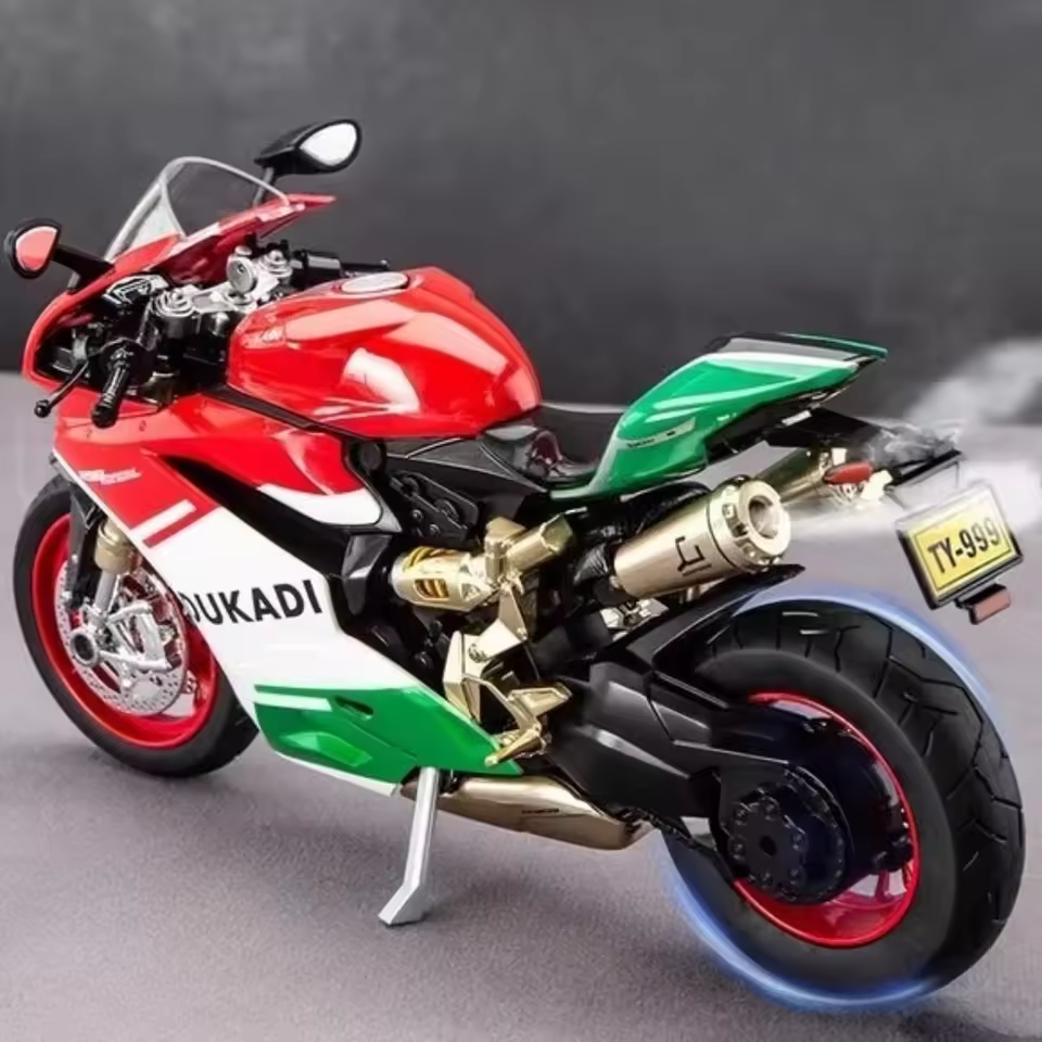1:9 Diecast Ducati Bootable Spray Bike - Image 2