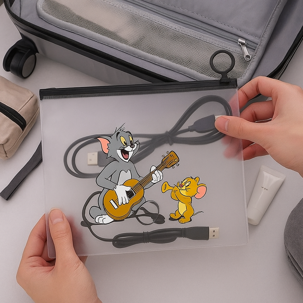 Tom & Jerry Transparent Pouch - Image 5
