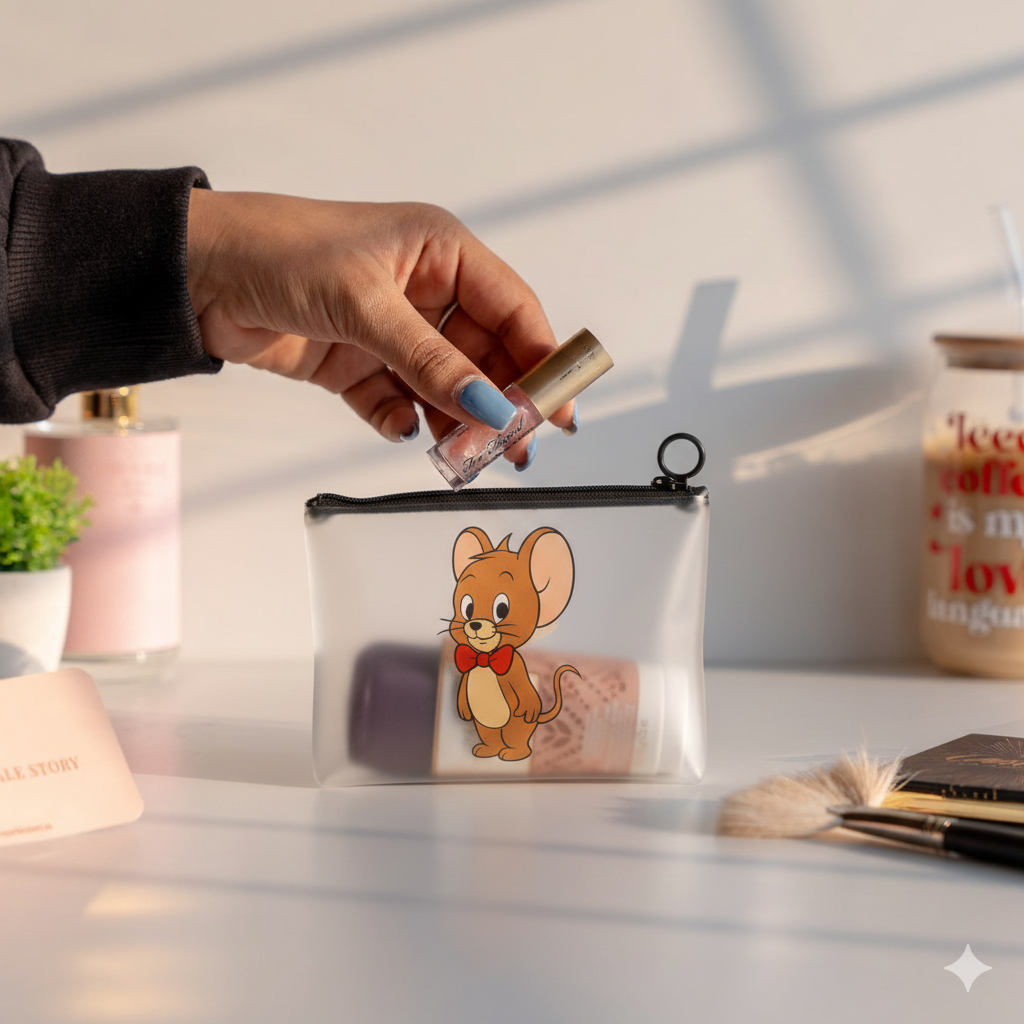 Tom & Jerry Transparent Pouch - Image 6