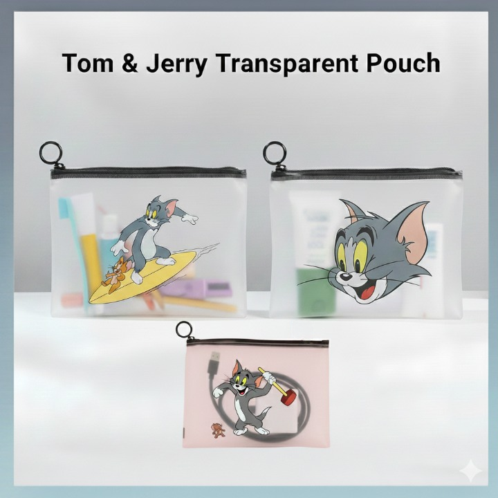 Tom & Jerry Transparent Pouch - Image 2