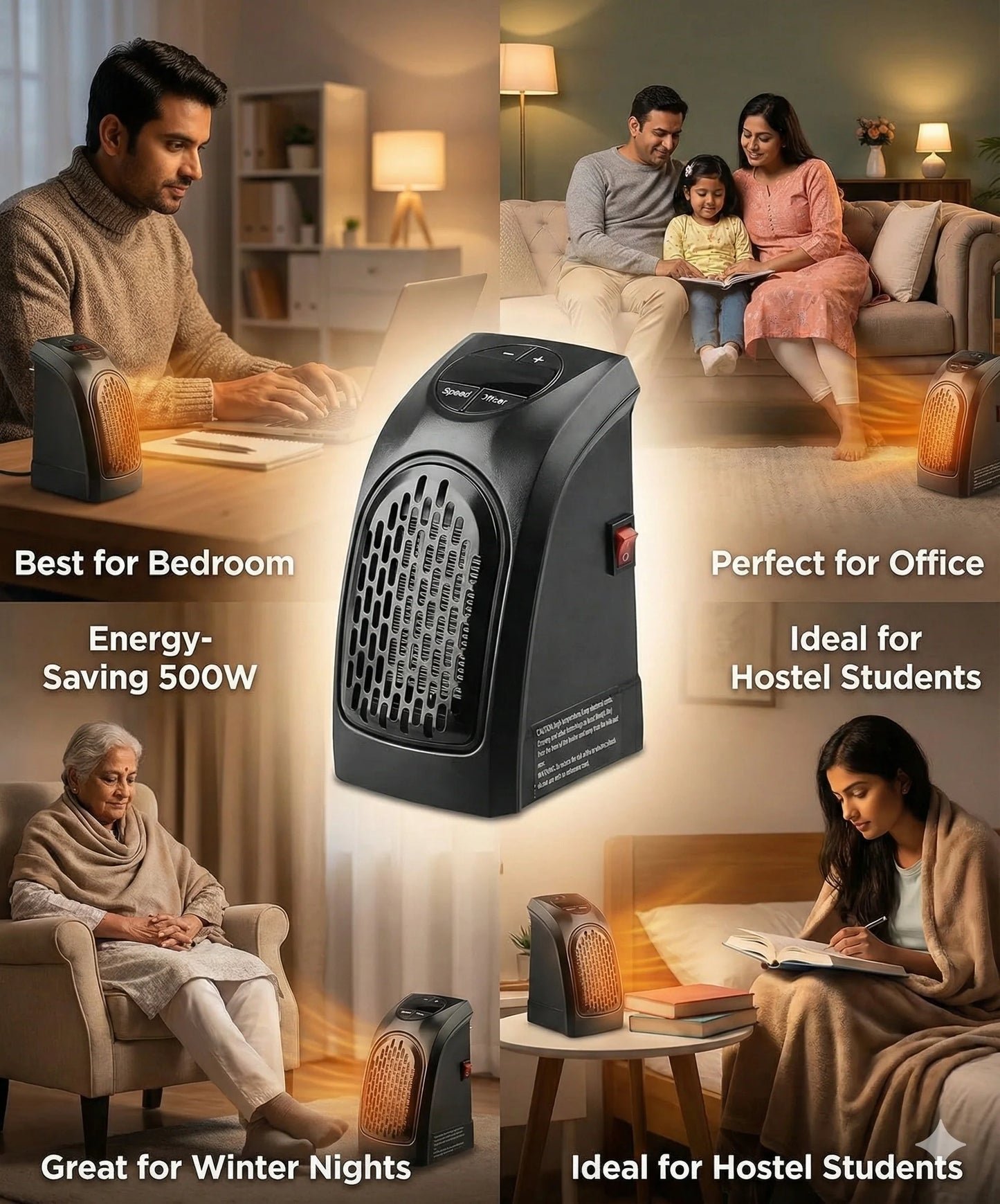 🔥 CozyHeat™ 400W Compact Room Heater - Image 4