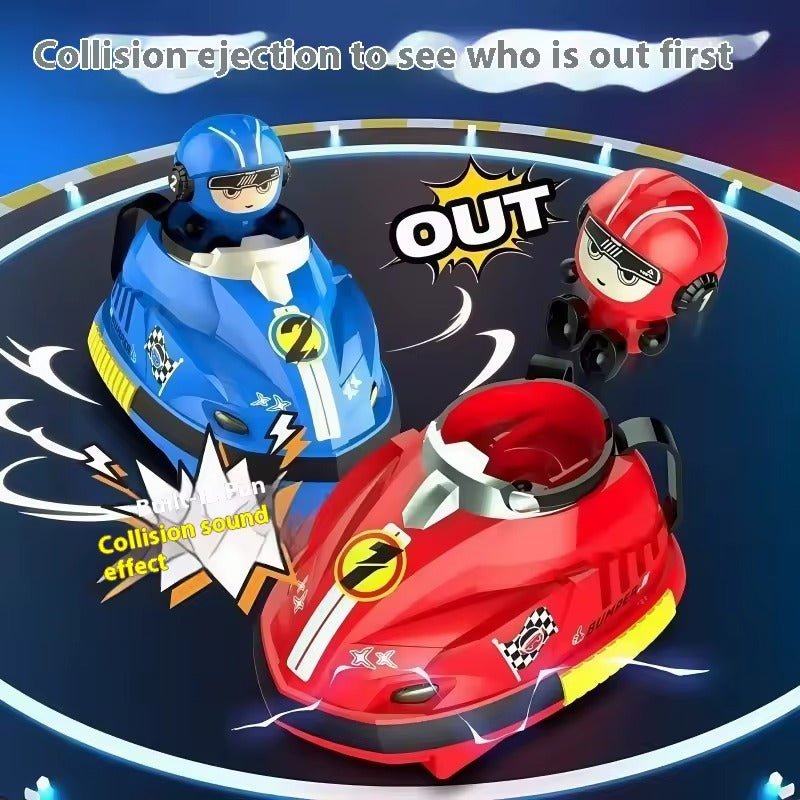 2-Player Remote Control Bumper Cars with Ejecting Drivers - Image 4