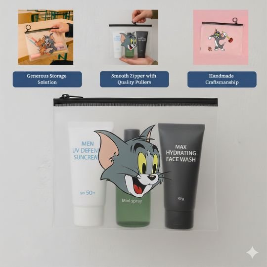 Tom & Jerry Transparent Pouch - Image 3