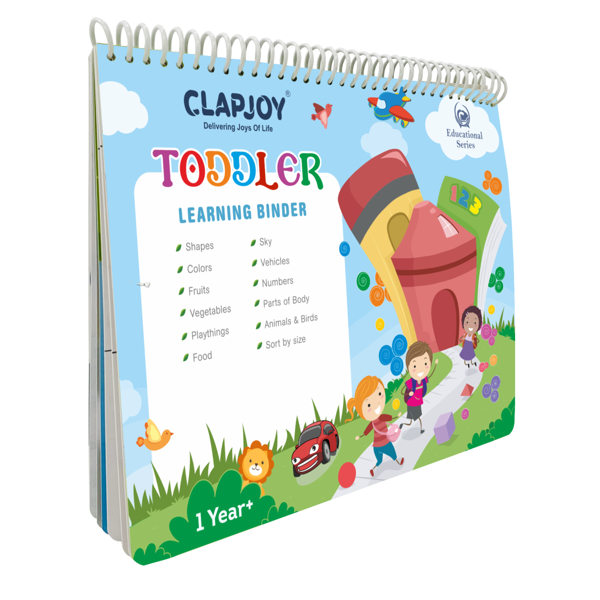 Toddler Learning Book Level 1, Preschool book, 16 in 1 activity book for kids age 2 years+ - Image 2