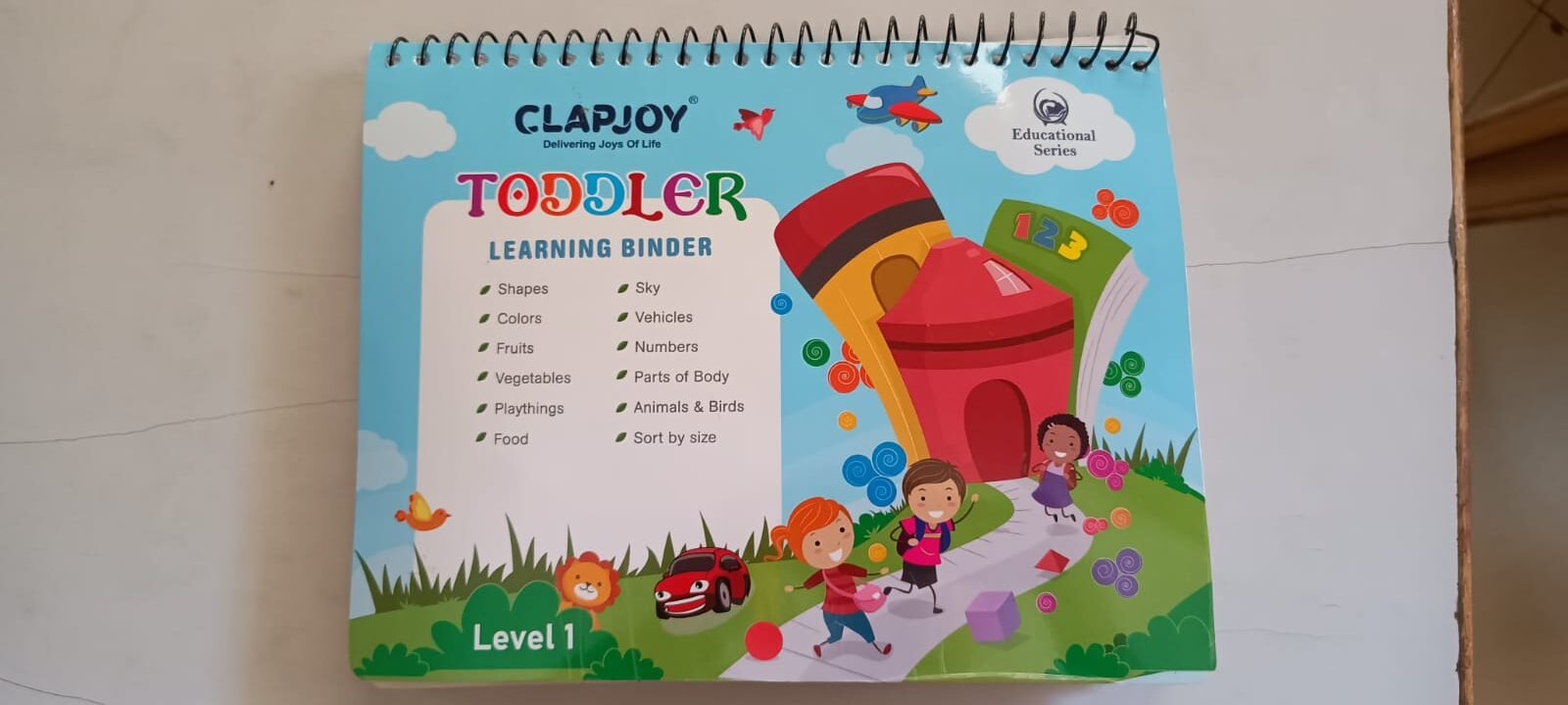 Toddler Learning Book Level 1, Preschool book, 16 in 1 activity book for kids age 2 years+ - Image 9