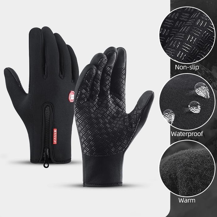 🧤 Winter Touchscreen Riding Gloves – Waterproof & Fleece Lined - Image 3