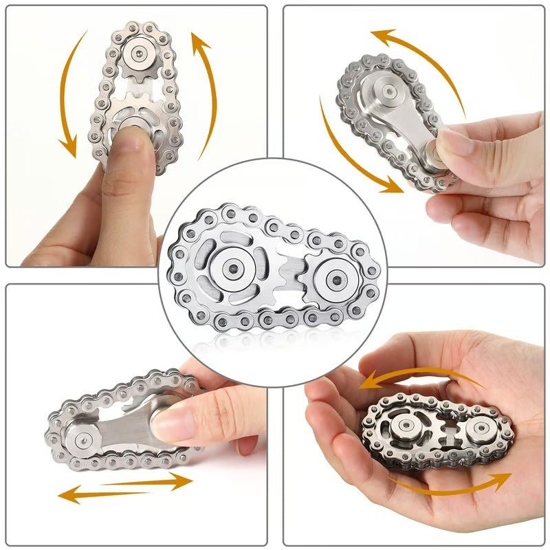 Sprockets Bicycle Chain Fidget Spinner Toys - Image 4