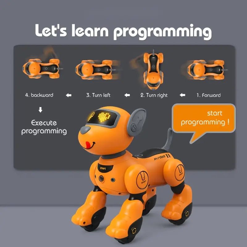 Interactive RC Smart Dog - 2.4GHz Voice-Controlled, Music, Dance & Follow Modes, USB Rechargeable, Perfect Gift for Family & Friends - Image 8