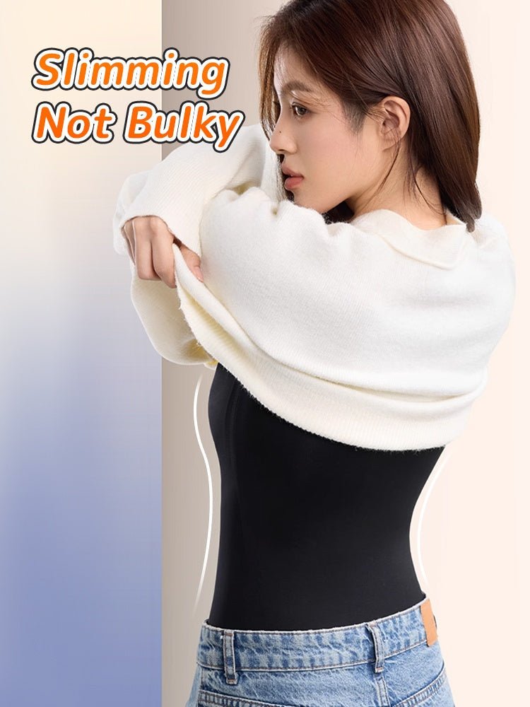 🌟 ThermaSilk™ Square Neck Padded Thermal Top | Buy 1 Get 1 FREE - Image 7
