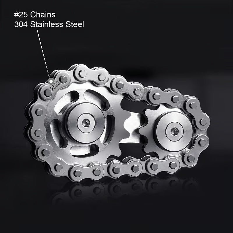 Sprockets Bicycle Chain Fidget Spinner Toys - Image 10