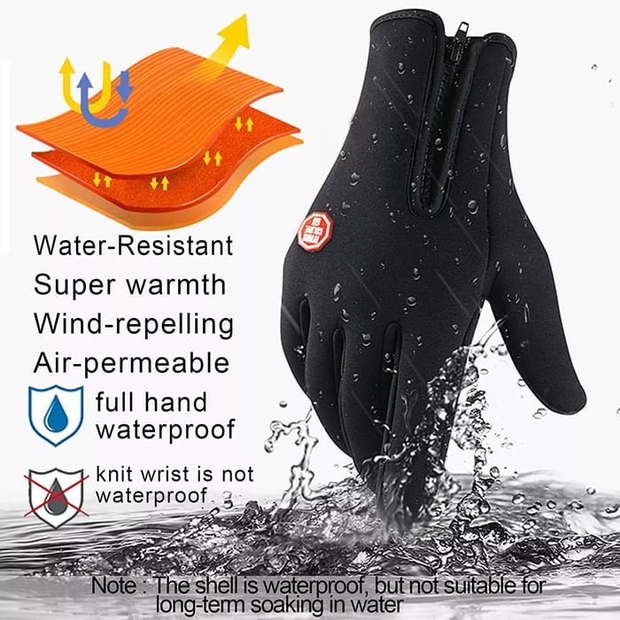 🧤 Winter Touchscreen Riding Gloves – Waterproof & Fleece Lined - Image 6