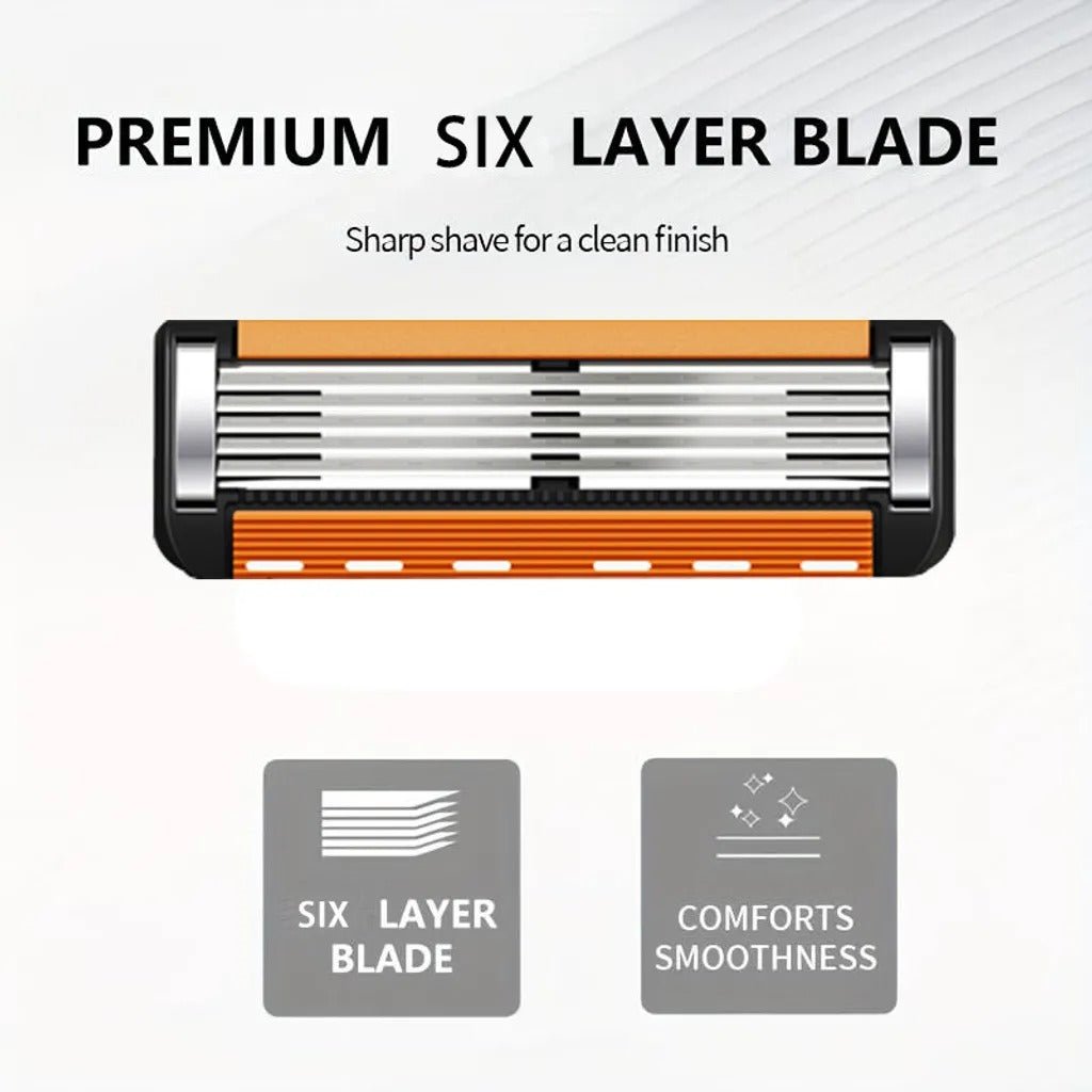 24-Piece Men's Razor Refill Set + Free Handle - Image 3
