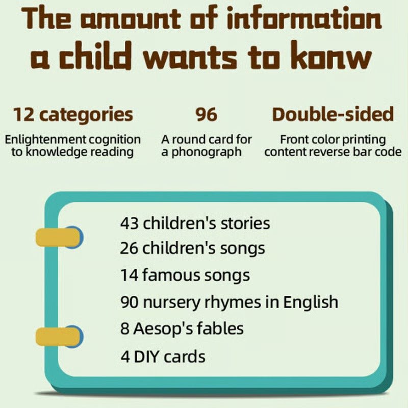 Kids Gramophone with 99 Cards - Image 8