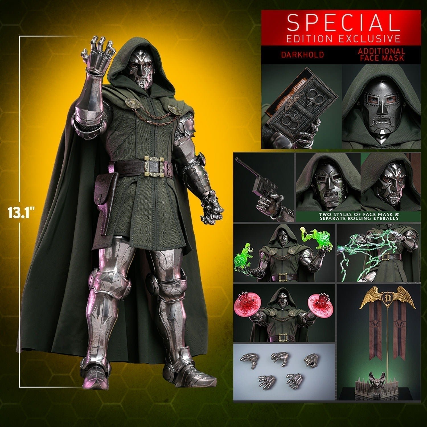 Doctor Doom 1/6 Scale Action Figure (Special Edition) - Image 3