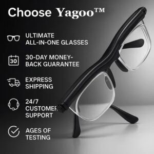 ADJUSTABLE FOCUS GLASSES NEAR AND FAR SIGHT