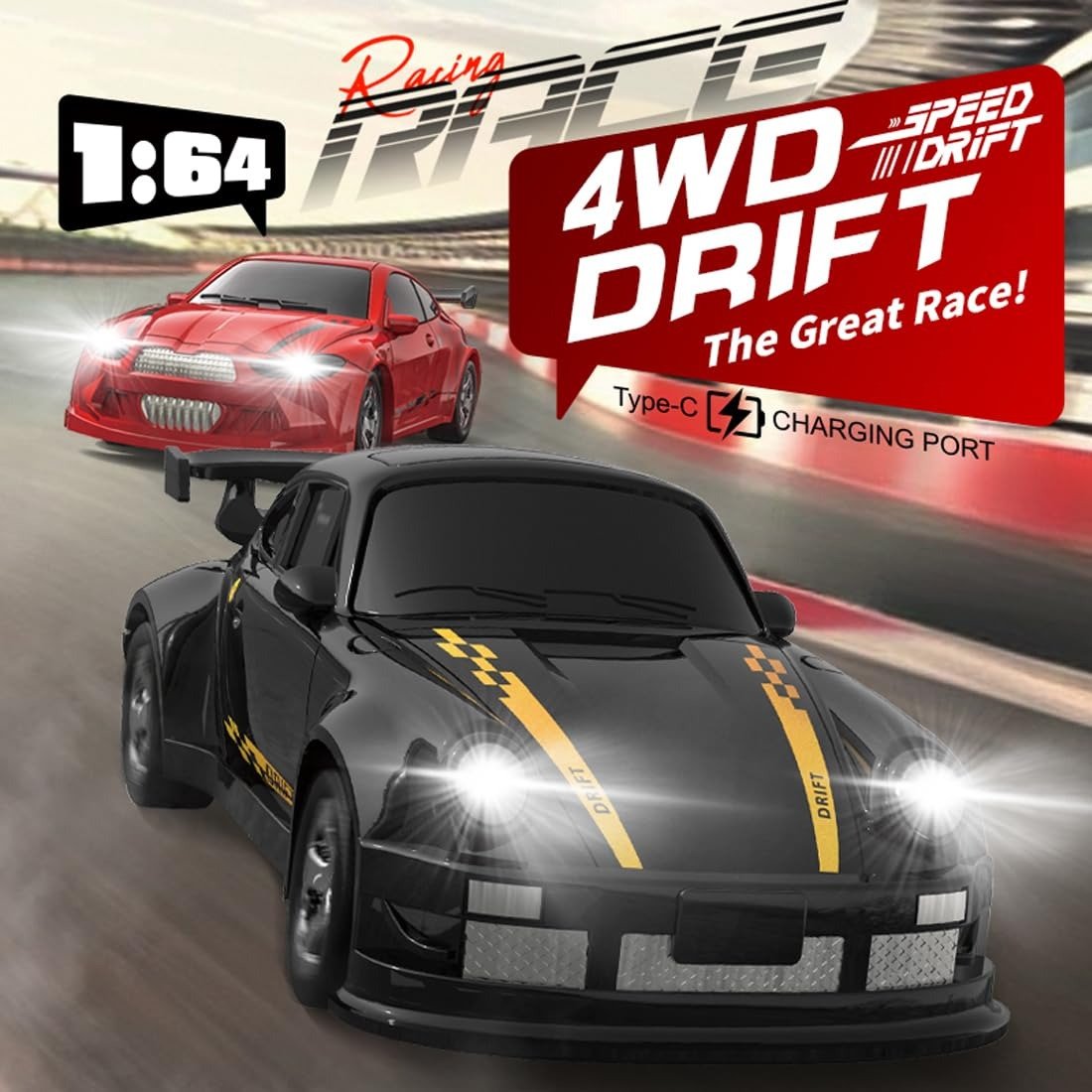 Desktop Drift Car 1/64 Scale - Image 2