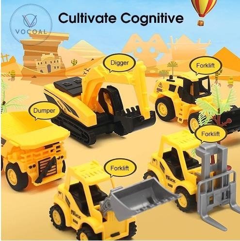 Construction Track Playset with Cars - Image 6