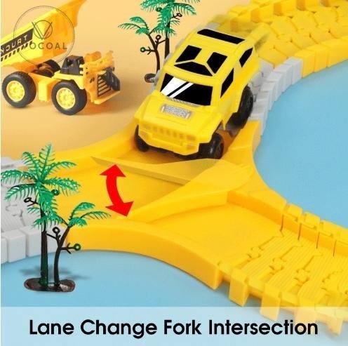 Construction Track Playset with Cars - Image 7