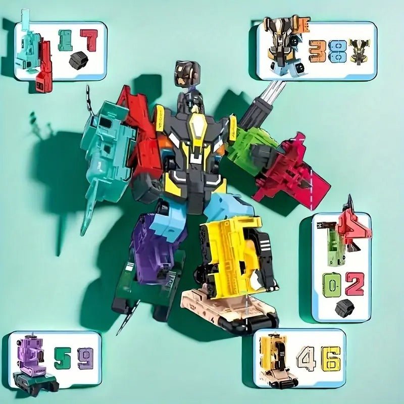Transforming Number Robot Mech Warrior Set - Image 3